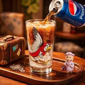 Vintage 1977 Pepsi Collectors Series - Rescuers- Orville Glass